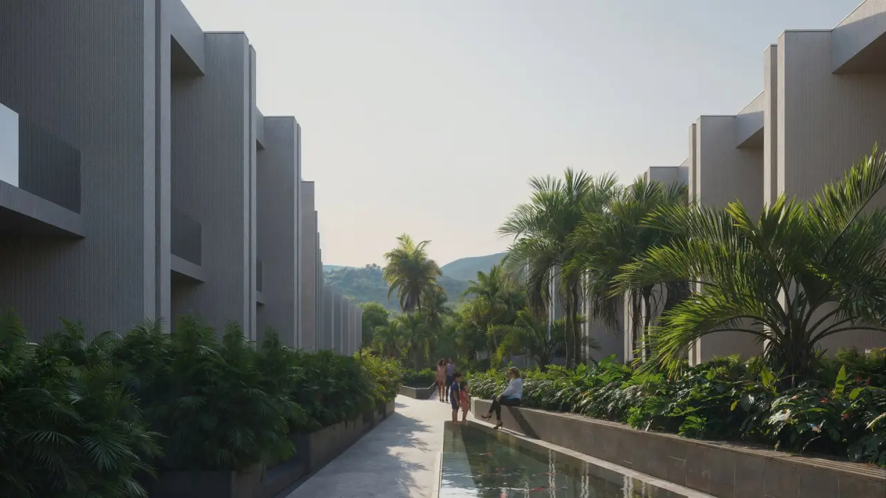 Townhouse in SYNCHRO LAYAN, Phuket, Thailand 2 bedrooms — ภาพ 9