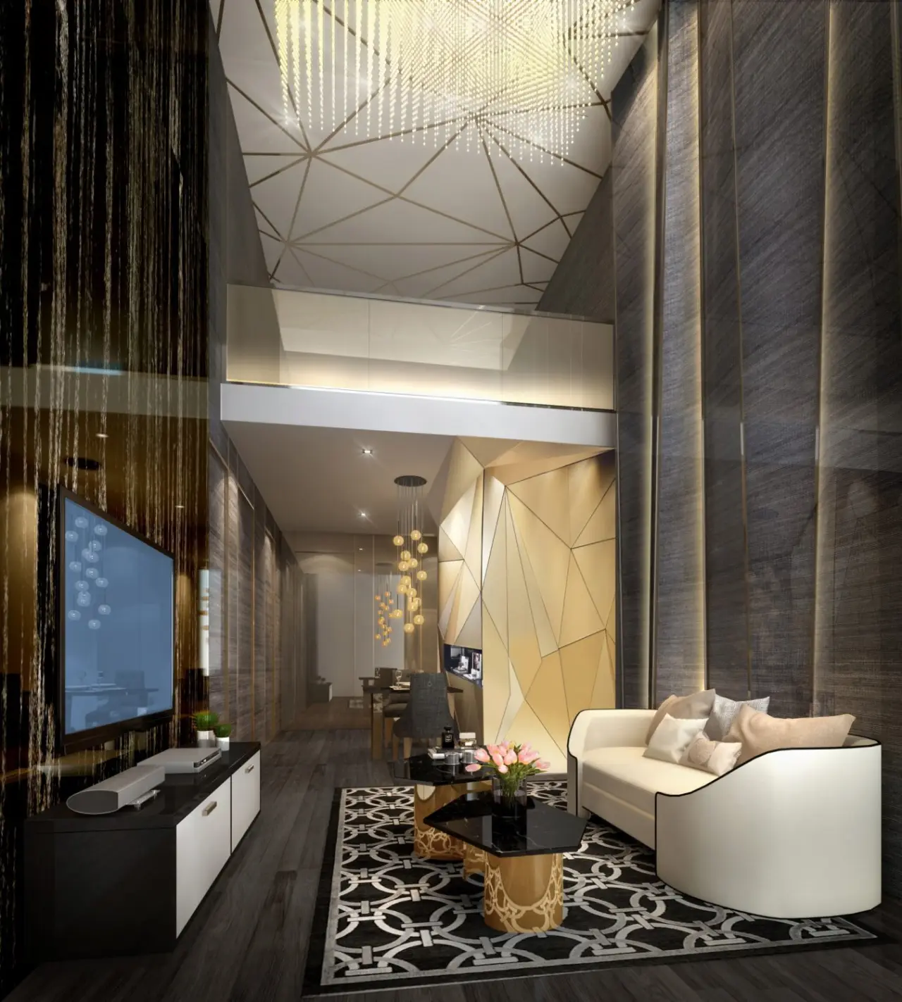 Penthouse in Sapphire Luxurious Condominium Rama 3, Yan Nawa, Bangkok, Thailand 2 bedrooms — фото 4