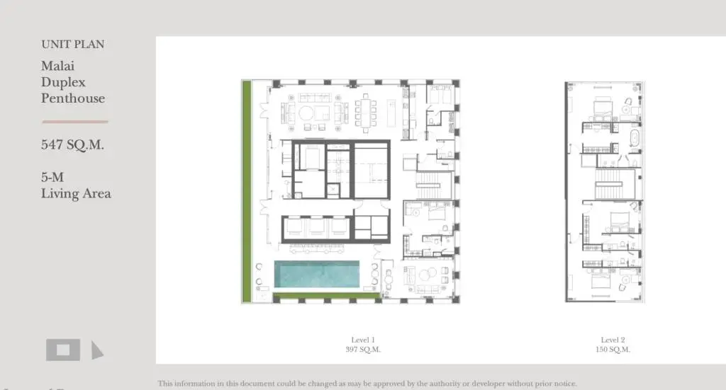 Penthouse in Khlong Toei, Bangkok, Thailand 4 bedrooms — 照片 5