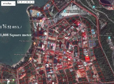 Land in Pattaya, Thailand 1808 sq.m. — ภาพ 2
