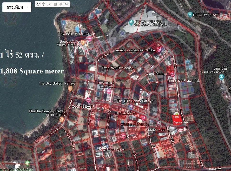 Land in Pattaya, Thailand 1808 sq.m. — ภาพ 2