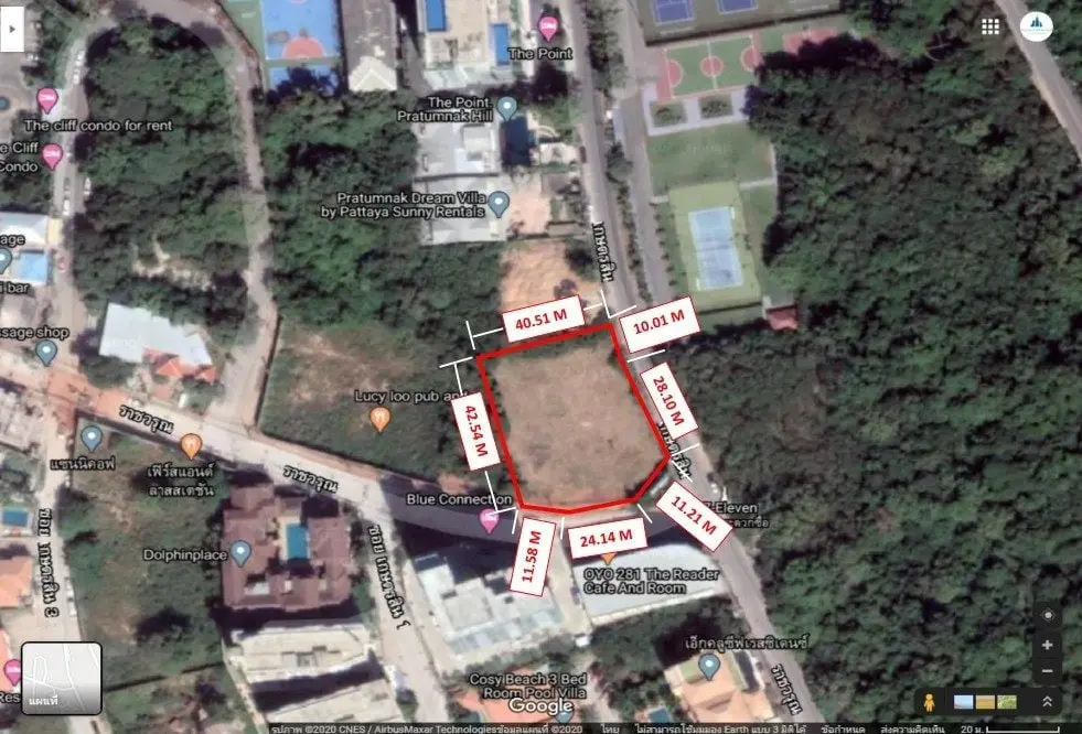 Land in Pattaya, Thailand 1808 sq.m. — ภาพ 4