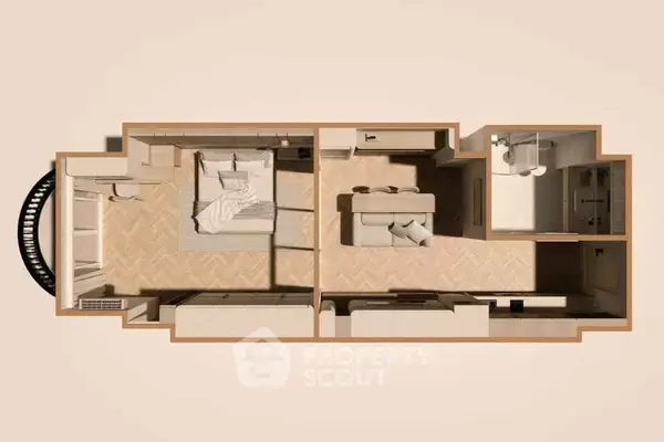 1-BR Condo at Hillside Condo 4 in Chang Phueak — ภาพ 7