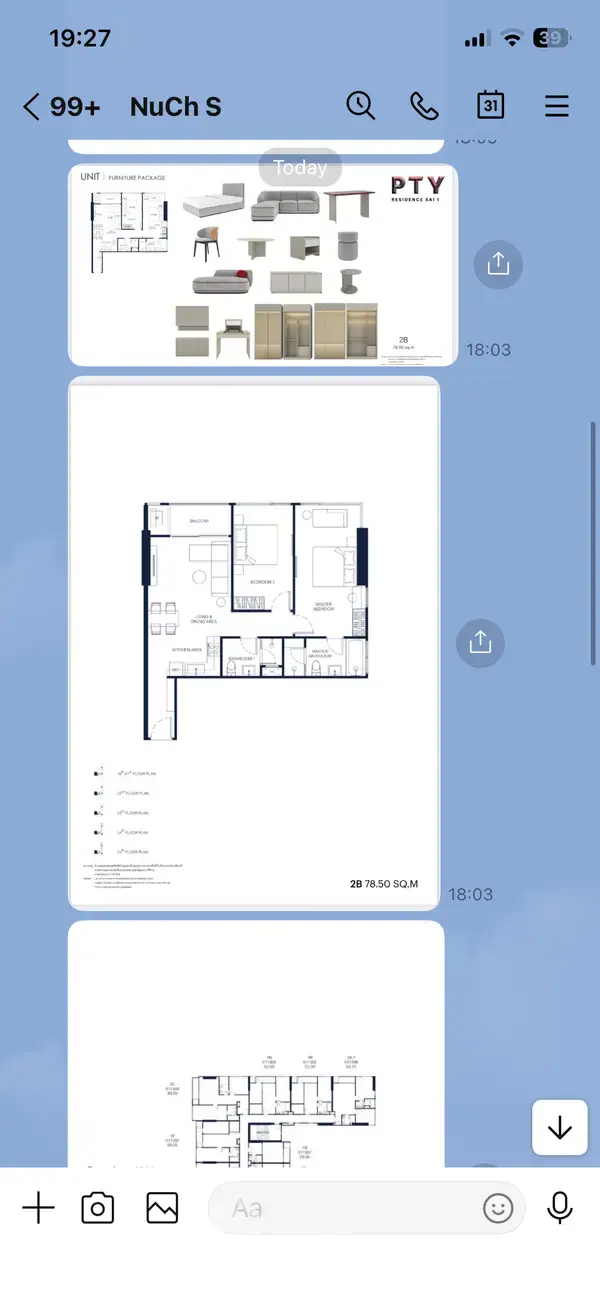 2-BR Condo at PTY Residence Sai 1 close to Pattaya South — photo 3
