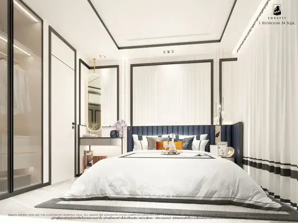1-BR Condo at Embassy Pattaya close to Pattaya — ภาพ 3
