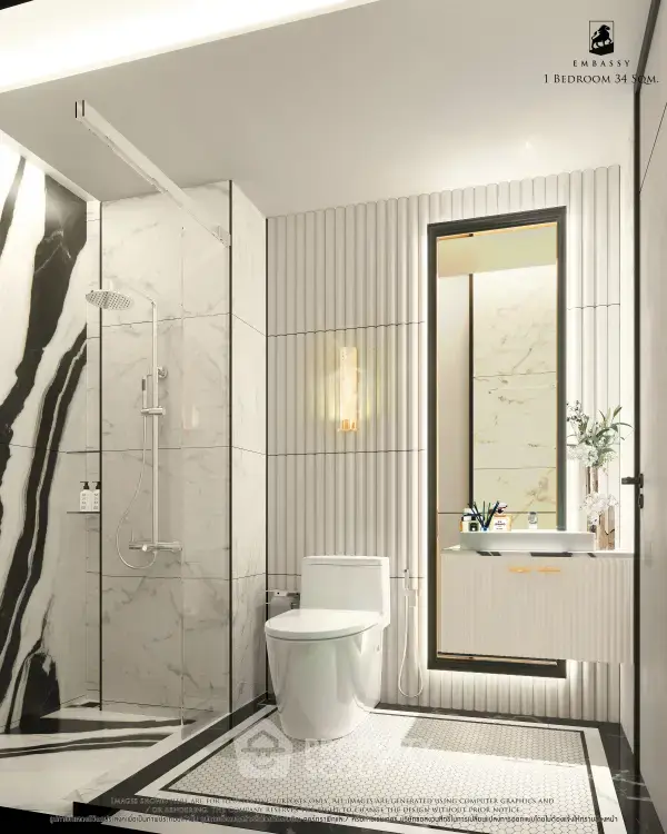 1-BR Condo at Embassy Pattaya close to Pattaya — ภาพ 4
