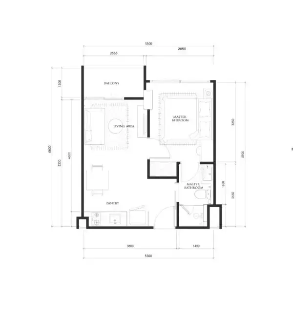 1-BR Condo at Embassy Pattaya close to Pattaya — ภาพ 5