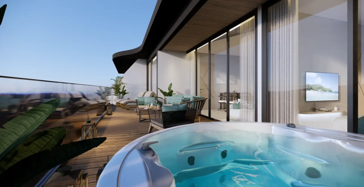 Penthouse in Phuket, Thailand 3 bedrooms — ภาพ 3