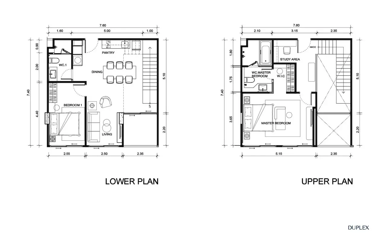Duplex in Bellevue Lagoon, Phuket, Thailand 2 bedrooms — photo 10