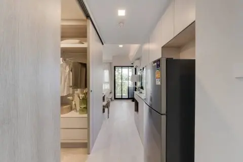 Studio in the Condo in Bangkok, Thailand in COBE Ratchada Rama 9