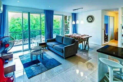 Condo in Pattaya, Thailand, 2 bedrooms in Atlantis Condo Resort
