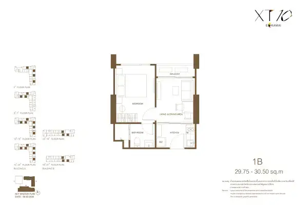 1-BR Condo at XT10 Ekkamai near BTS Thong Lor