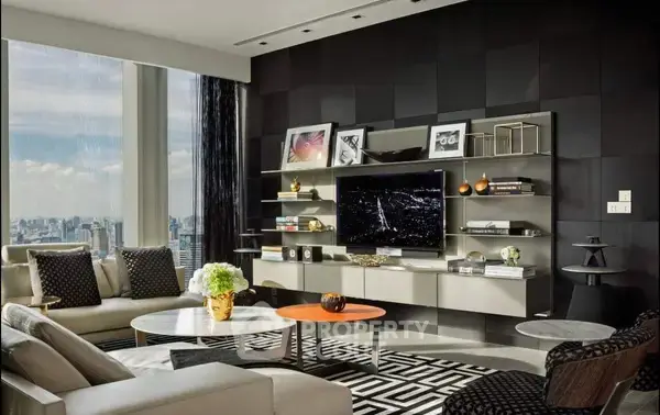 2-BR Condo at The Ritz-Carlton Residences Bangkok near BTS Chong Nonsi