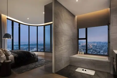 Condo in Phuket, Thailand, 3 bedrooms in Skyrise Avenue Skv64